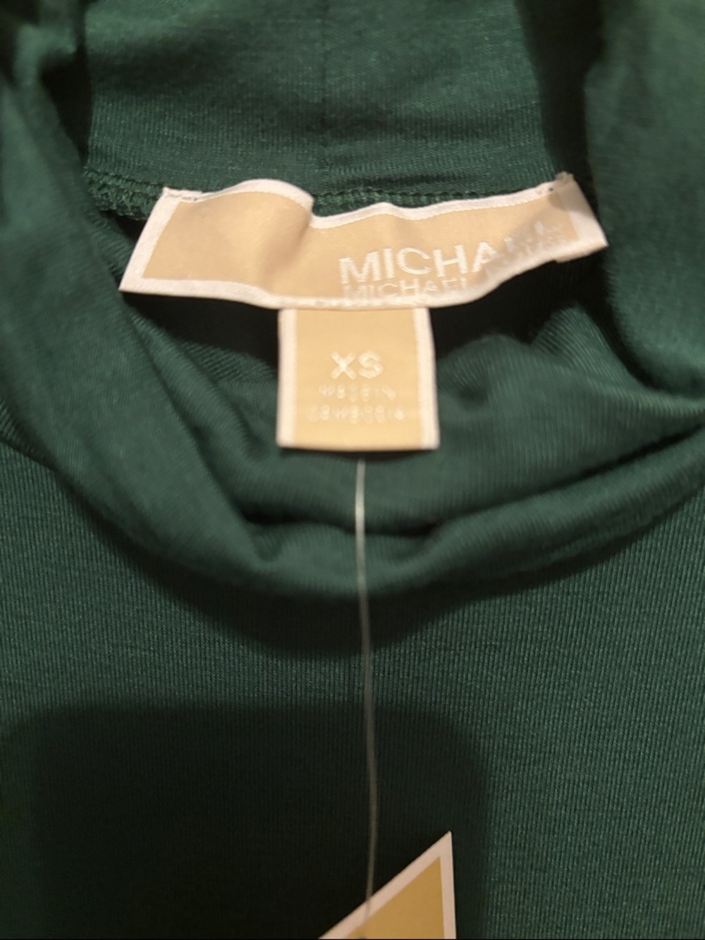 MICHAEL Michael Kors Forest Green Turtleneck Top - Picture 3 of 5